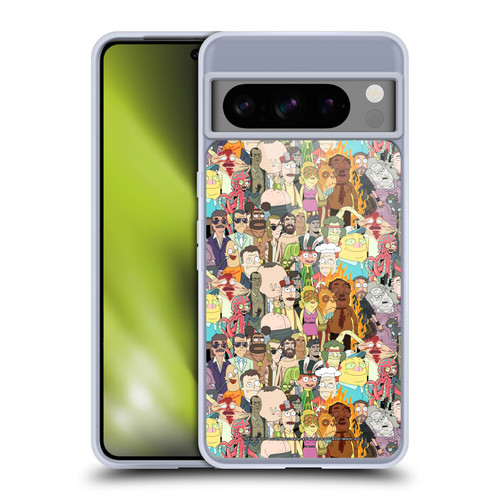Rick And Morty Season 3 Graphics Interdimensional Space Cable Soft Gel Case for Google Pixel 8 Pro