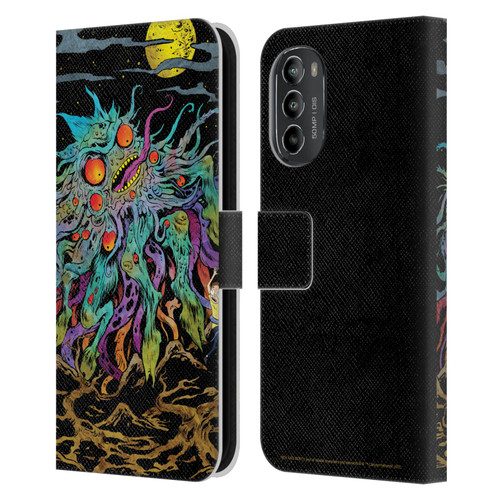 Rick And Morty Season 1 & 2 Graphics The Dunrick Horror Leather Book Wallet Case Cover For Motorola Moto G82 5G