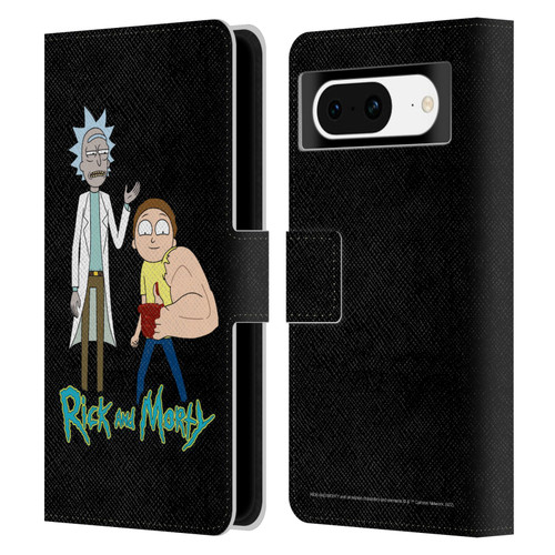 Rick And Morty Season 3 Character Art Rick and Morty Leather Book Wallet Case Cover For Google Pixel 8