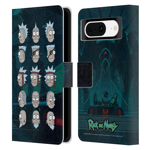 Rick And Morty Season 3 Character Art Seal Team Ricks Leather Book Wallet Case Cover For Google Pixel 8