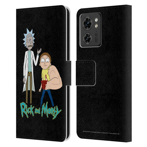 Rick And Morty Season 3 Character Art Rick and Morty Leather Book Wallet Case Cover For Motorola Moto Edge 40