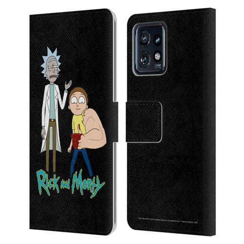 Rick And Morty Season 3 Character Art Rick and Morty Leather Book Wallet Case Cover For Motorola Moto Edge 40 Pro