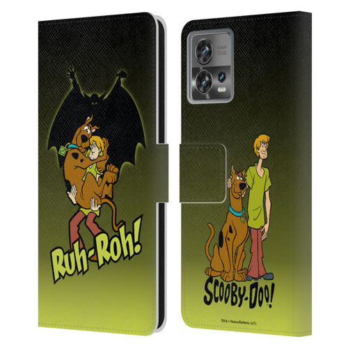 Scooby-Doo Mystery Inc. Ruh-Roh Leather Book Wallet Case Cover For Motorola Moto Edge 30 Fusion