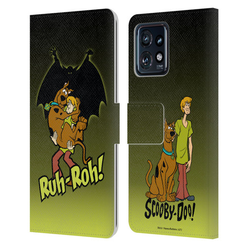 Scooby-Doo Mystery Inc. Ruh-Roh Leather Book Wallet Case Cover For Motorola Moto Edge 40 Pro