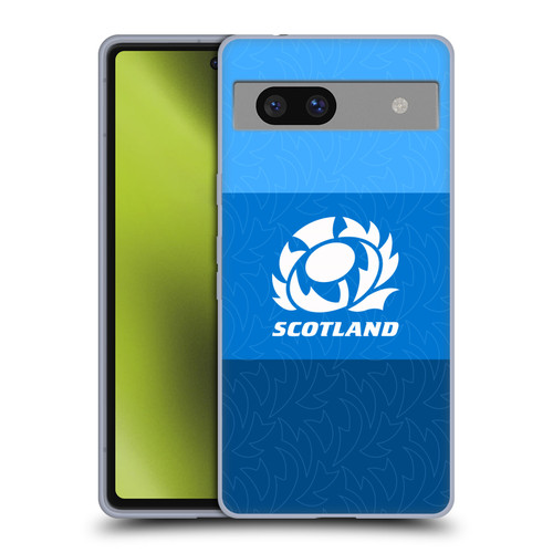 Scotland Rugby Graphics Stripes Pattern Soft Gel Case for Google Pixel 7a