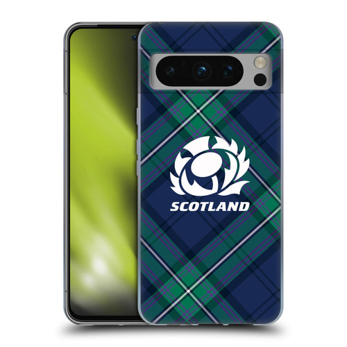 Scotland Rugby Graphics Tartan Oversized Soft Gel Case for Google Pixel 8 Pro