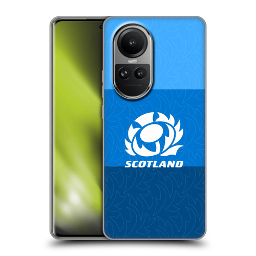 Scotland Rugby Graphics Stripes Pattern Soft Gel Case for OPPO Reno10 5G / Reno10 Pro 5G