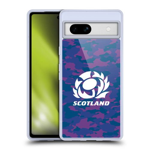 Scotland Rugby Logo 2 Camouflage Soft Gel Case for Google Pixel 7a
