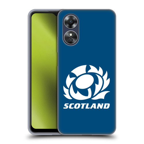 Scotland Rugby Logo 2 Plain Soft Gel Case for OPPO A17