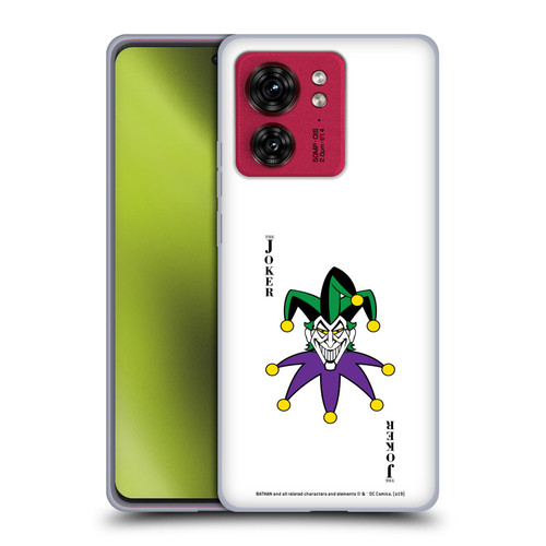 The Joker DC Comics Character Art Card Soft Gel Case for Motorola Moto Edge 40