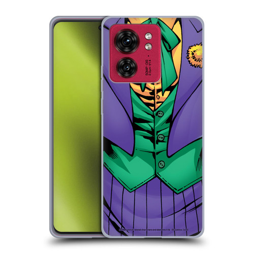 The Joker DC Comics Character Art New 52 Costume Soft Gel Case for Motorola Moto Edge 40