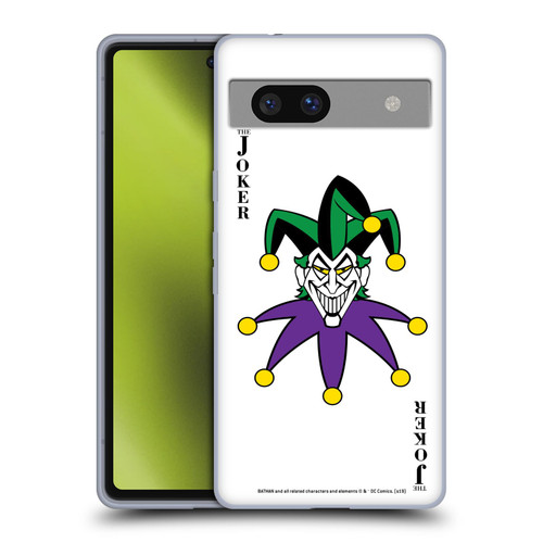 The Joker DC Comics Character Art Card Soft Gel Case for Google Pixel 7a