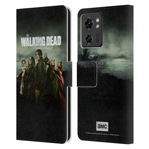 AMC The Walking Dead Season 11 Key Art Poster Leather Book Wallet Case Cover For Motorola Moto Edge 40