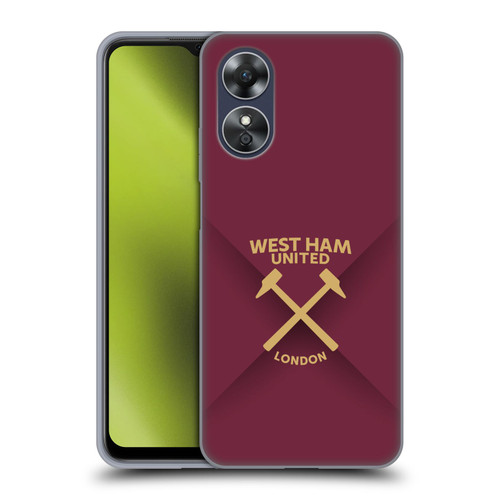West Ham United FC Hammer Marque Kit Gradient Soft Gel Case for OPPO A17