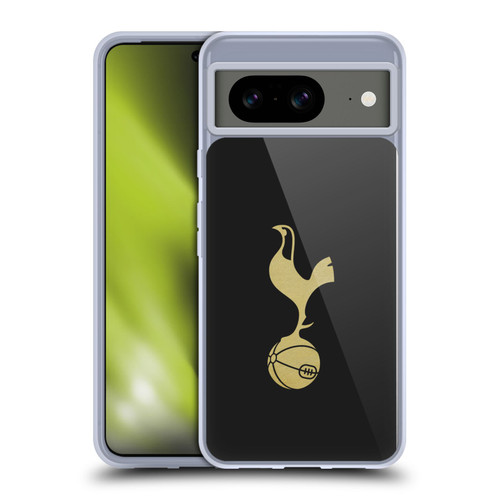Tottenham Hotspur F.C. Badge Black And Gold Soft Gel Case for Google Pixel 8