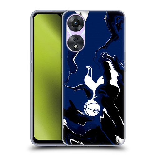 Tottenham Hotspur F.C. Badge Marble Soft Gel Case for OPPO A78 5G