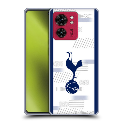 Tottenham Hotspur F.C. 2023/24 Badge Home Kit Soft Gel Case for Motorola Moto Edge 40