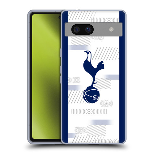 Tottenham Hotspur F.C. 2023/24 Badge Home Kit Soft Gel Case for Google Pixel 7a
