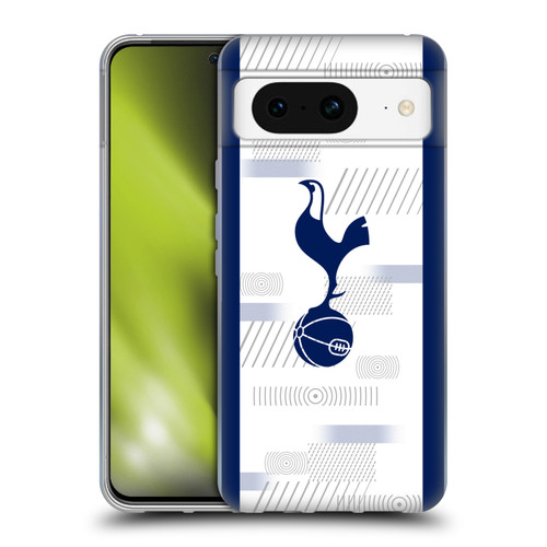 Tottenham Hotspur F.C. 2023/24 Badge Home Kit Soft Gel Case for Google Pixel 8