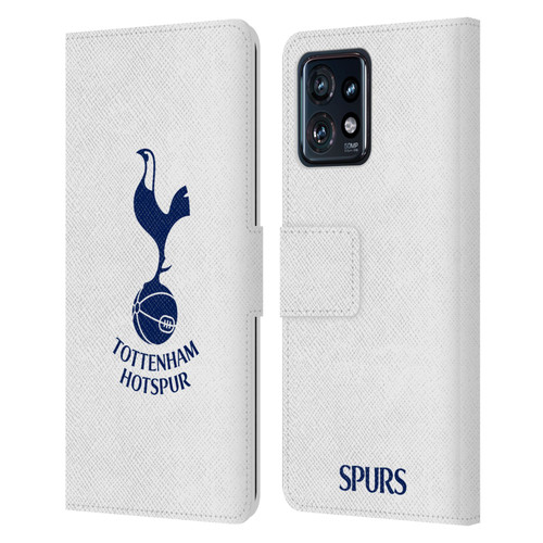Tottenham Hotspur F.C. Badge Blue Cockerel Leather Book Wallet Case Cover For Motorola Moto Edge 40 Pro