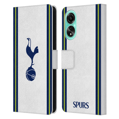 Tottenham Hotspur F.C. 2022/23 Badge Kit Home Leather Book Wallet Case Cover For OPPO A78 4G
