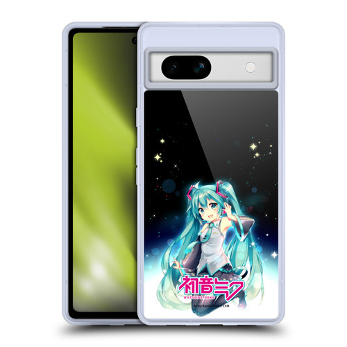 Hatsune Miku Graphics Night Sky Soft Gel Case for Google Pixel 7a