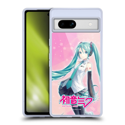 Hatsune Miku Graphics Star Soft Gel Case for Google Pixel 7a