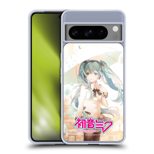 Hatsune Miku Graphics Rain Soft Gel Case for Google Pixel 8 Pro