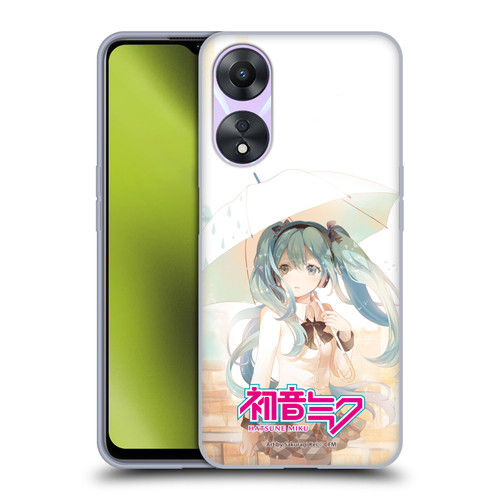 Hatsune Miku Graphics Rain Soft Gel Case for OPPO A78 4G