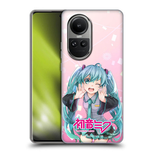 Hatsune Miku Graphics Wink Soft Gel Case for OPPO Reno10 5G / Reno10 Pro 5G