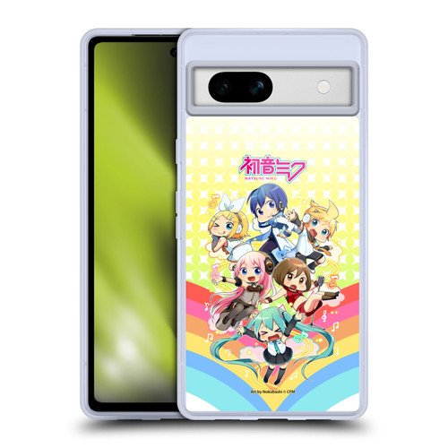 Hatsune Miku Virtual Singers Rainbow Soft Gel Case for Google Pixel 7a