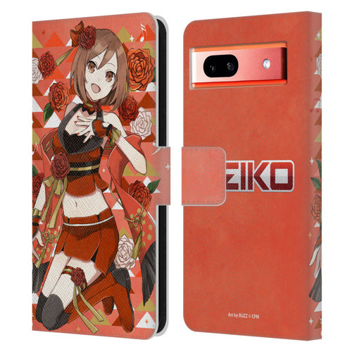 Hatsune Miku Characters Meiko Leather Book Wallet Case Cover For Google Pixel 7a