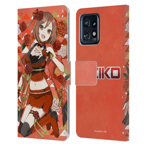 Hatsune Miku Characters Meiko Leather Book Wallet Case Cover For Motorola Moto Edge 40 Pro