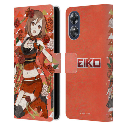 Hatsune Miku Characters Meiko Leather Book Wallet Case Cover For OPPO A17