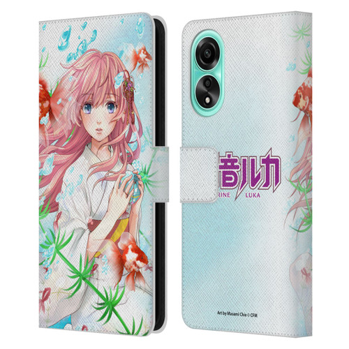 Hatsune Miku Characters Megurine Luka Leather Book Wallet Case Cover For OPPO A78 4G