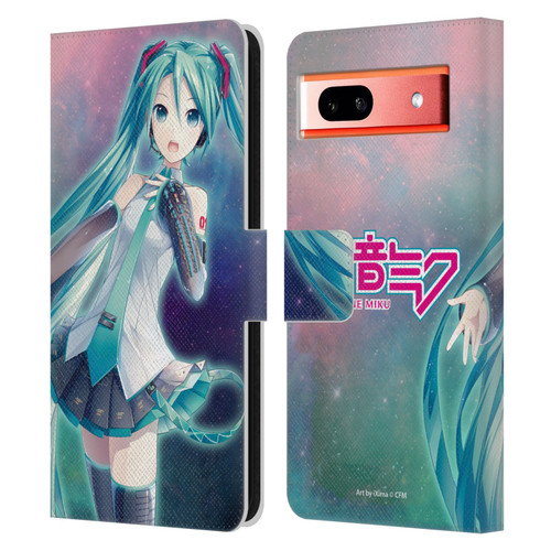 Hatsune Miku Graphics Nebula Leather Book Wallet Case Cover For Google Pixel 7a