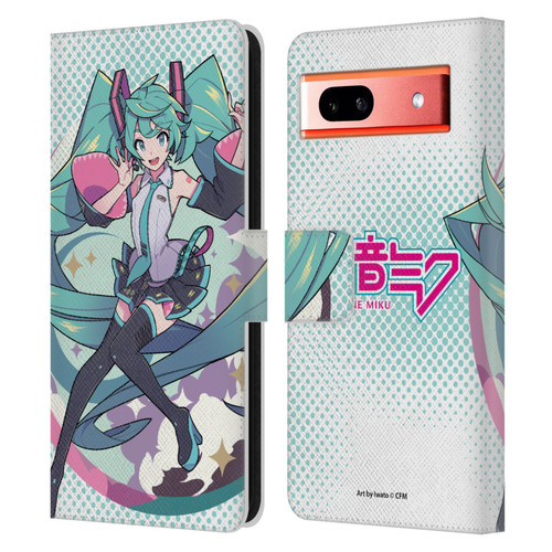 Hatsune Miku Graphics Pastels Leather Book Wallet Case Cover For Google Pixel 7a