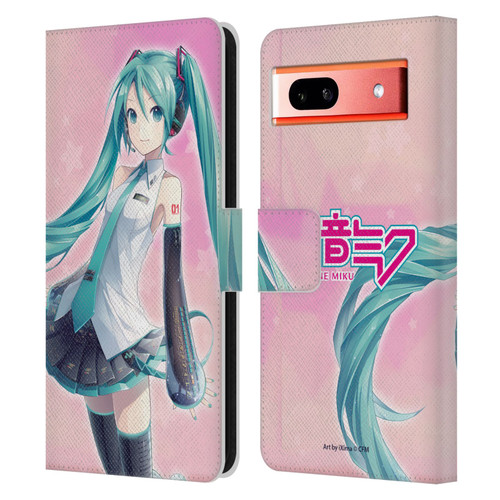 Hatsune Miku Graphics Star Leather Book Wallet Case Cover For Google Pixel 7a