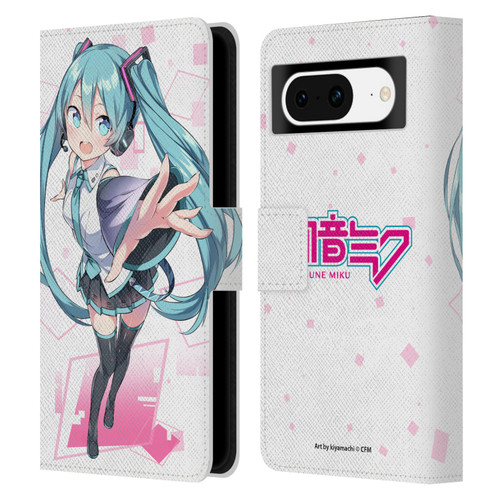 Hatsune Miku Graphics Cute Leather Book Wallet Case Cover For Google Pixel 8