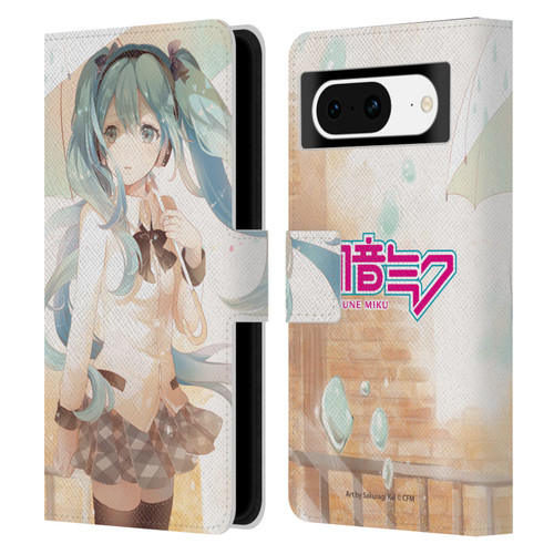 Hatsune Miku Graphics Rain Leather Book Wallet Case Cover For Google Pixel 8