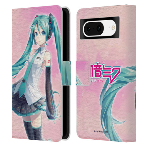 Hatsune Miku Graphics Star Leather Book Wallet Case Cover For Google Pixel 8