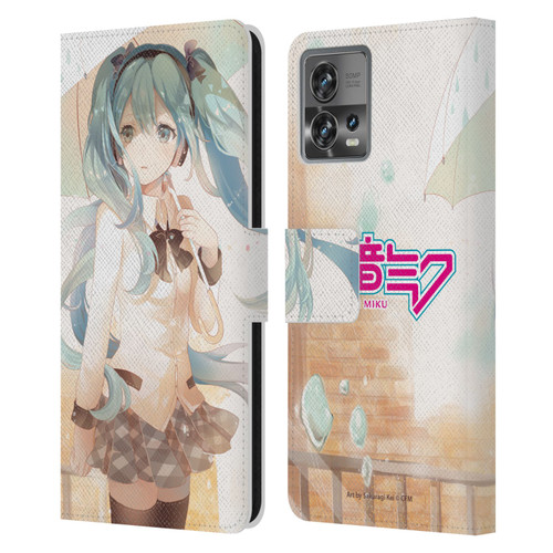 Hatsune Miku Graphics Rain Leather Book Wallet Case Cover For Motorola Moto Edge 30 Fusion