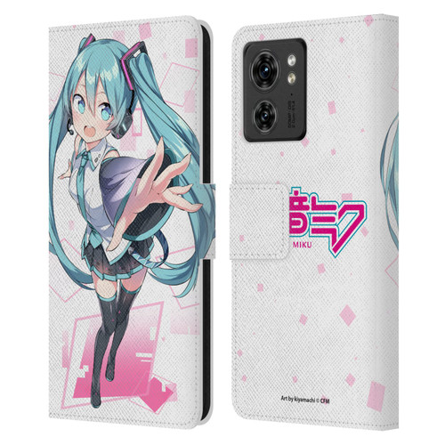 Hatsune Miku Graphics Cute Leather Book Wallet Case Cover For Motorola Moto Edge 40