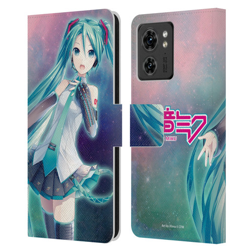 Hatsune Miku Graphics Nebula Leather Book Wallet Case Cover For Motorola Moto Edge 40