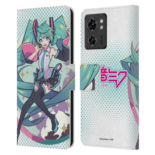 Hatsune Miku Graphics Pastels Leather Book Wallet Case Cover For Motorola Moto Edge 40