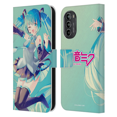 Hatsune Miku Graphics Sing Leather Book Wallet Case Cover For Motorola Moto G82 5G