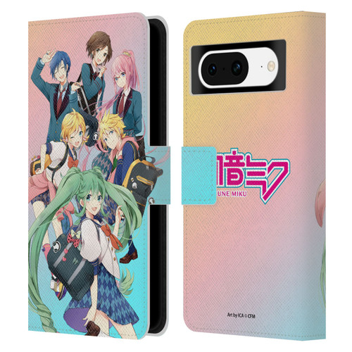 Hatsune Miku Virtual Singers High School Leather Book Wallet Case Cover For Google Pixel 8