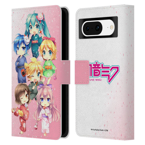 Hatsune Miku Virtual Singers Characters Leather Book Wallet Case Cover For Google Pixel 8