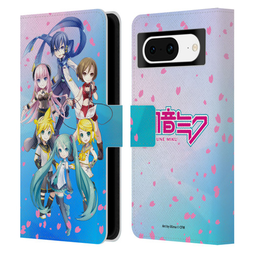 Hatsune Miku Virtual Singers Sakura Leather Book Wallet Case Cover For Google Pixel 8