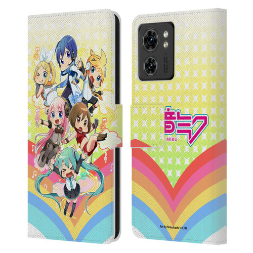 Hatsune Miku Virtual Singers Rainbow Leather Book Wallet Case Cover For Motorola Moto Edge 40